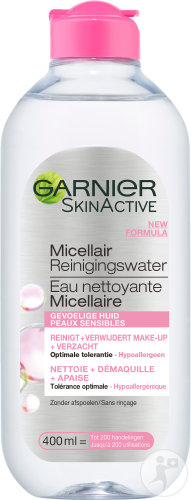 Garnier SkinActive Eau Nettoyante Micellaire Peaux Sensibles Flacon 400ml