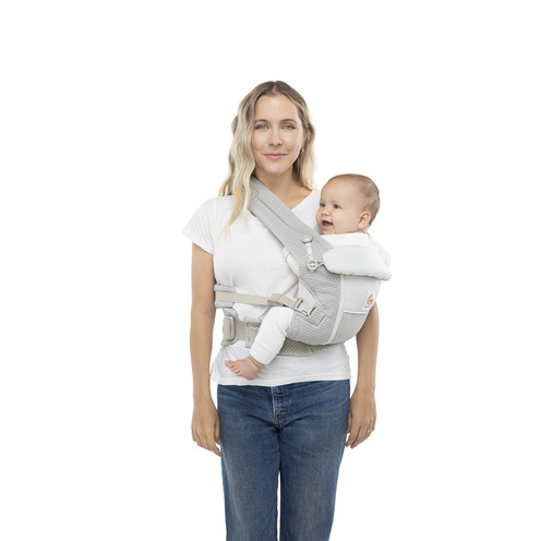 Porte bébé Adapt SoftFlex Mesh Gris Perle - ERGOBABY