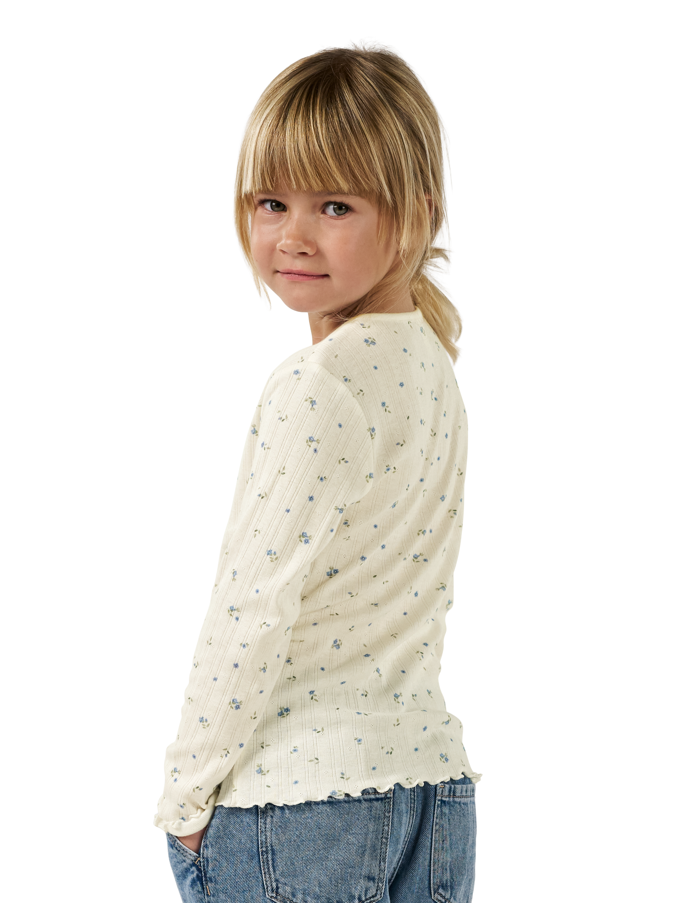 Pointelle cardigan van katoen voor kinderen