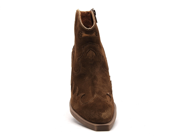 Nemonic boots bottine talons femme 2353 marron
