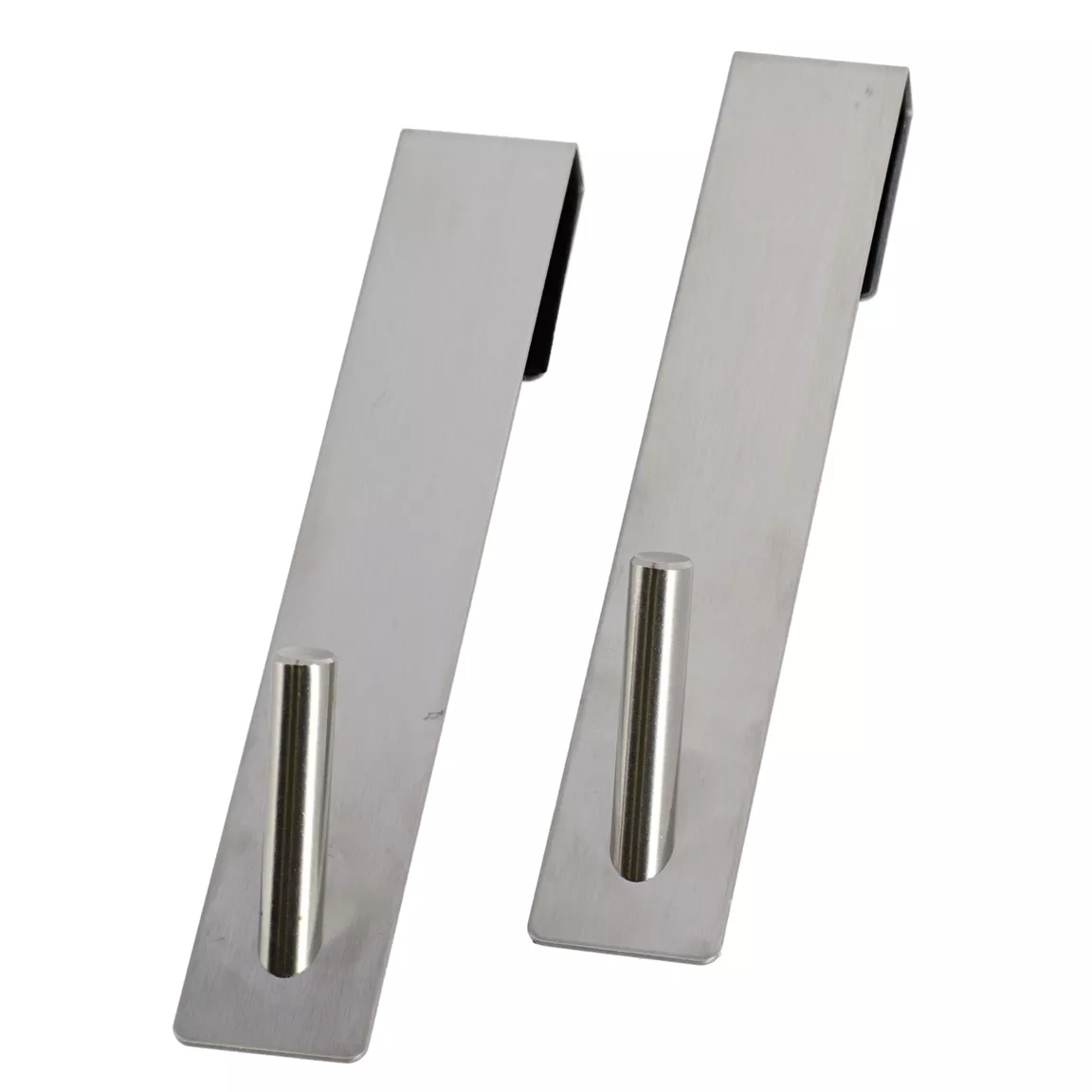 Lot de 2 patères à suspendre spécial paroi de douche (H18 cm) Chrome