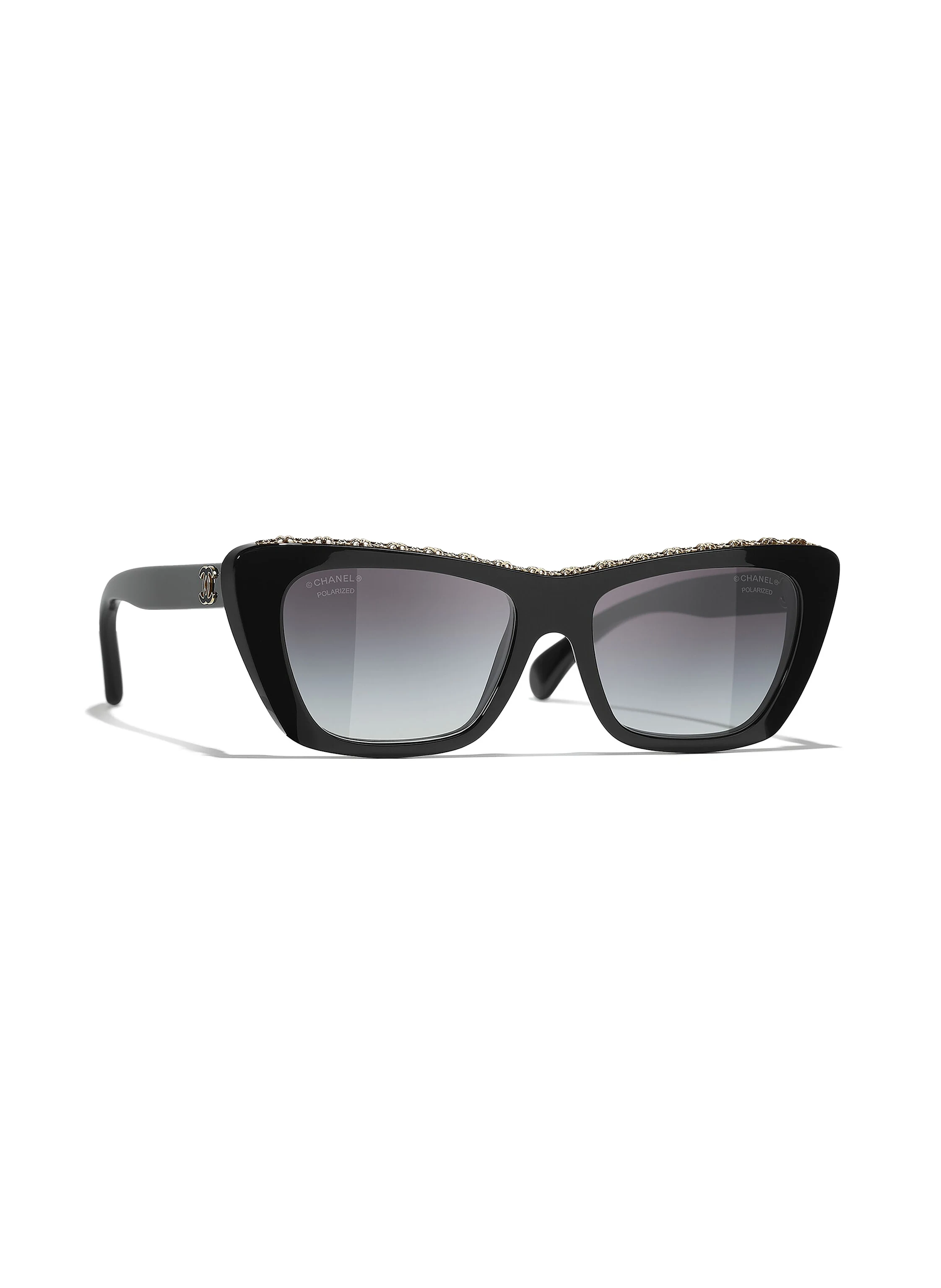 CHANEL Schmetterlingsförmige Sonnenbrille