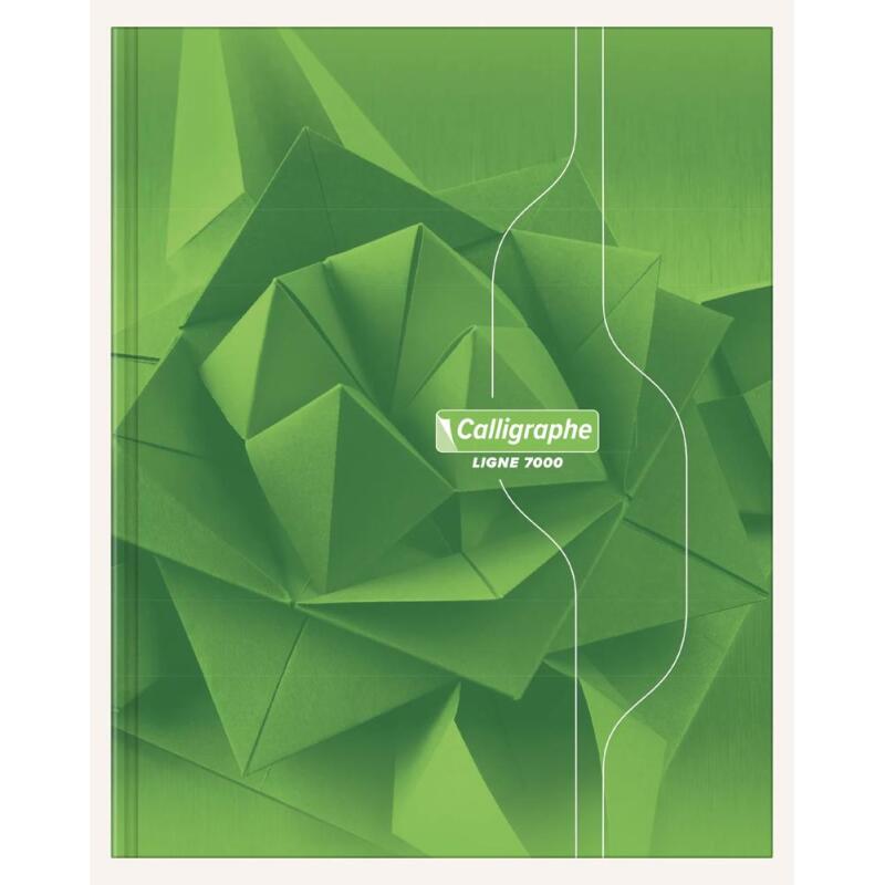 Cahier brochure rembordée rigide 7000 17x22 cm 192 pages grands carreaux 70 g - Assortis