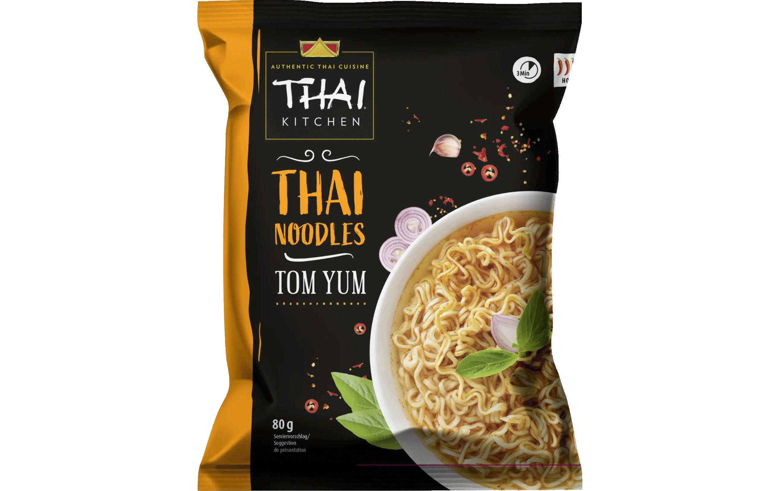 Tom Yum Noodles 80 gThailändische Instant Nudelsuppe