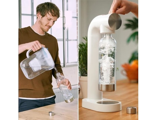 BRITA - Machine a eau pétillante sodaone - blanche