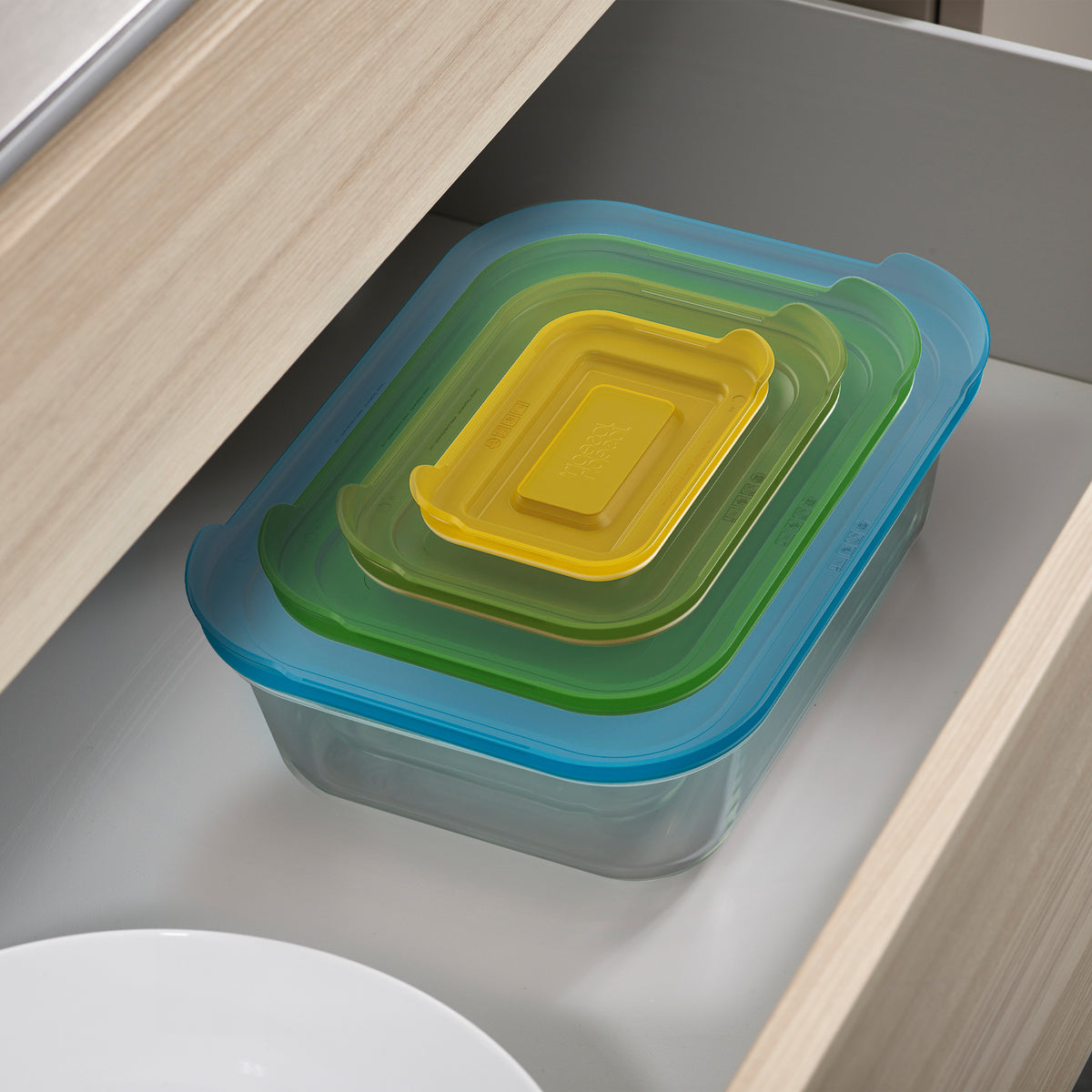Joseph Joseph Nest Ovenschalenset met Deksel - Set van 4