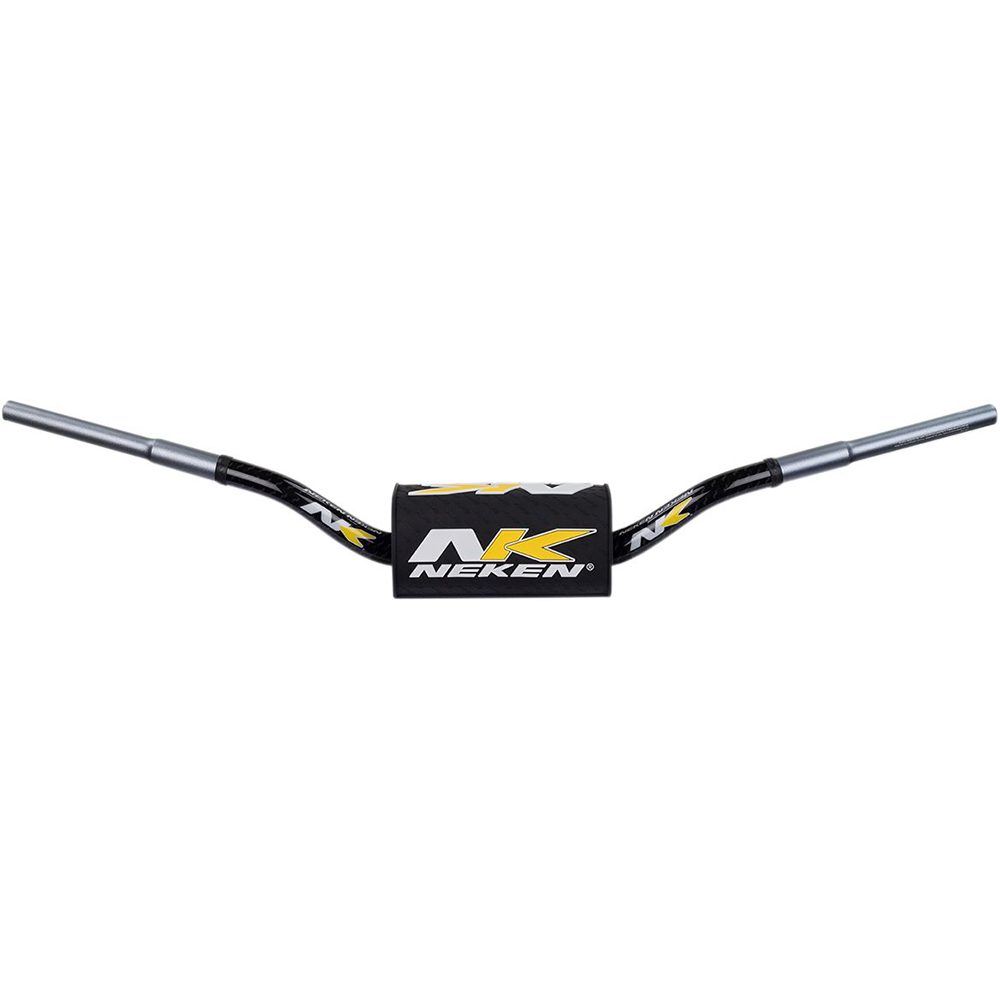 Neken - Guidon YZF - diamètre variable SFH design conique Noir / Blanc / Jaune