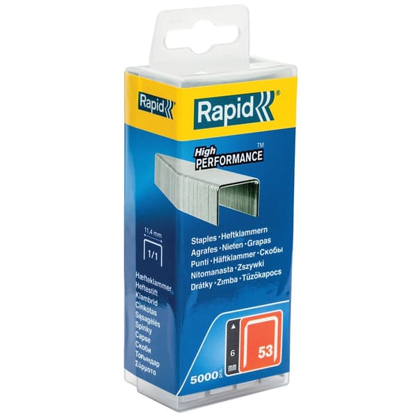 Stifter Rapid; 11,4x6 mm; 5000 stk; type 53