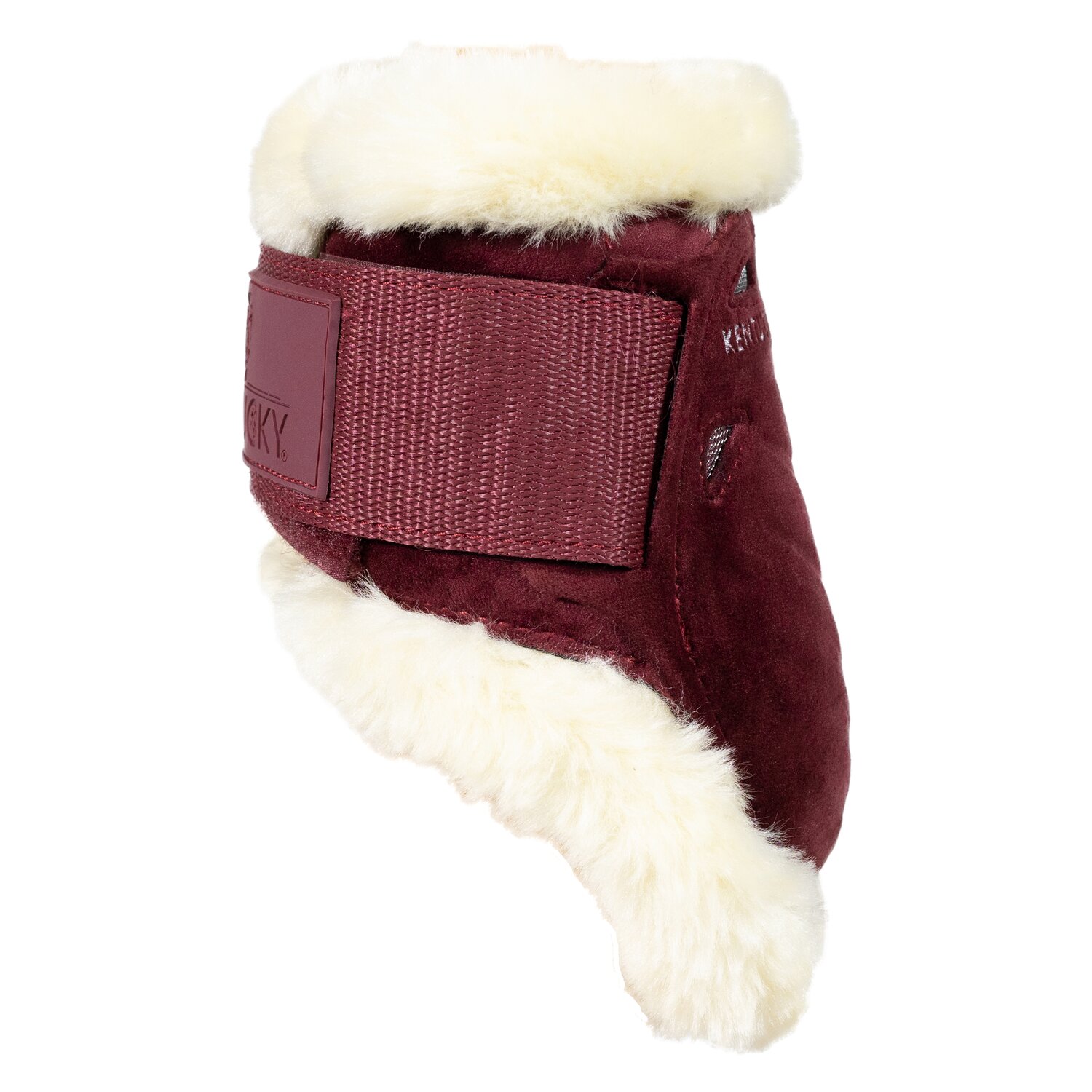 KENTUCKY Streichkappen Vegan Sheepskin  - bordeaux
