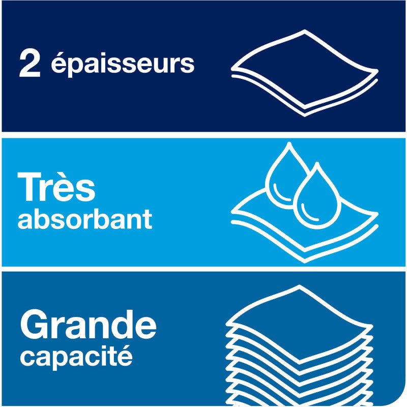 Rouleau d'essuie-mains tork Matic H1 Premium double épaisseur 100 m - Colis de 6