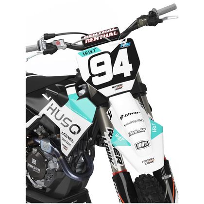 Kit déco RiderUnik WAT - Blanc / Noir