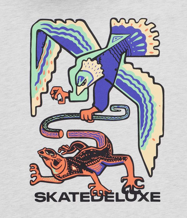 skatedeluxe Salamander Organic Hoodie (light heather grey)