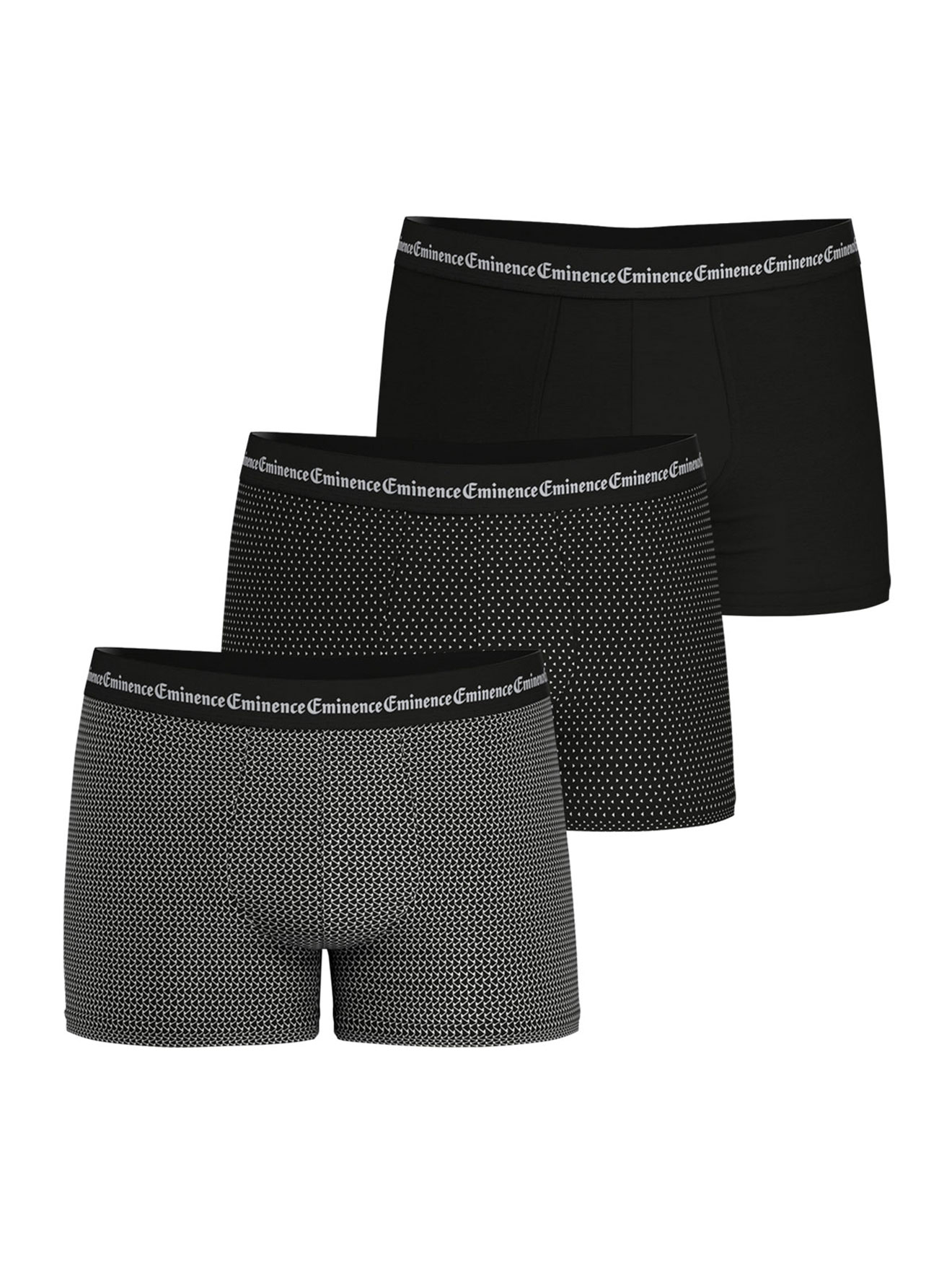 Lot de 3 boxers homme Business Print