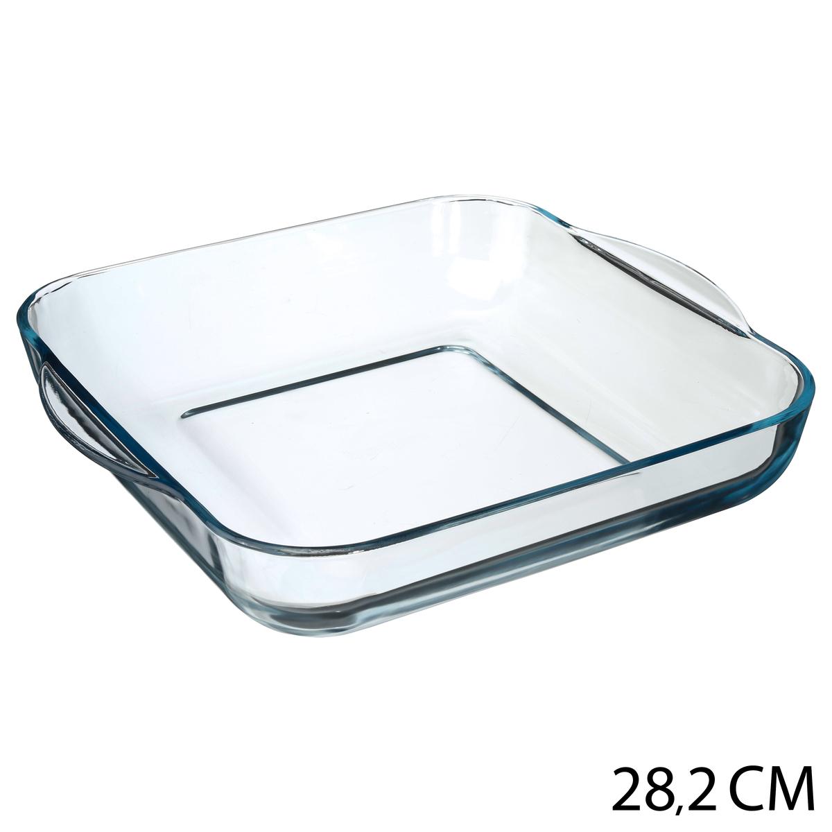 PLAT CARRE VERRE 29X29CM