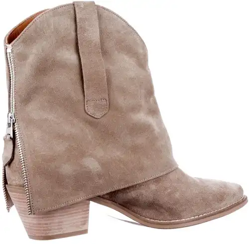Babouche beige Lesly-2 - maat 45 enkellaars beige - maat 45 Calandschoen
