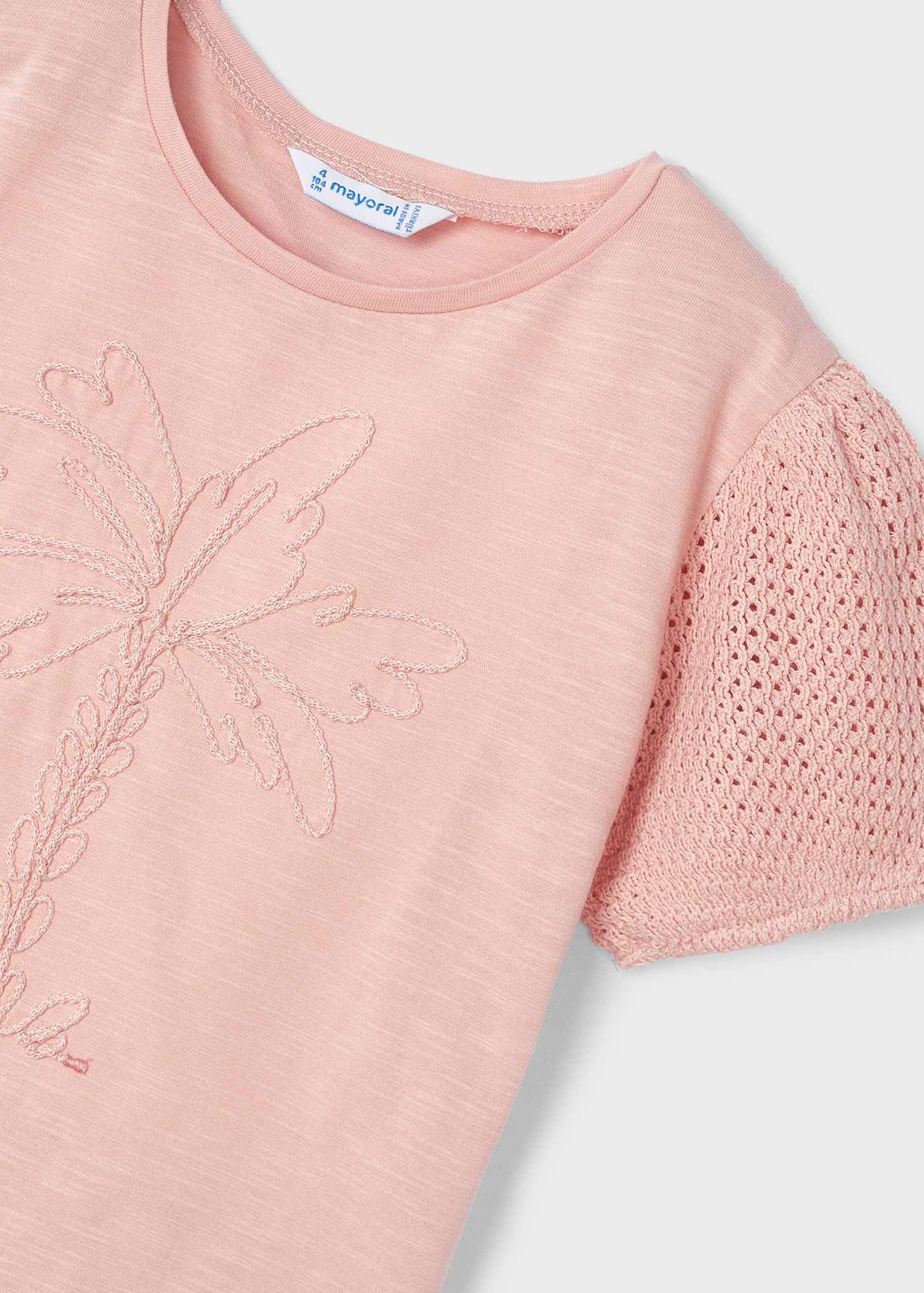 Camiseta feminina Better Cotton combinada