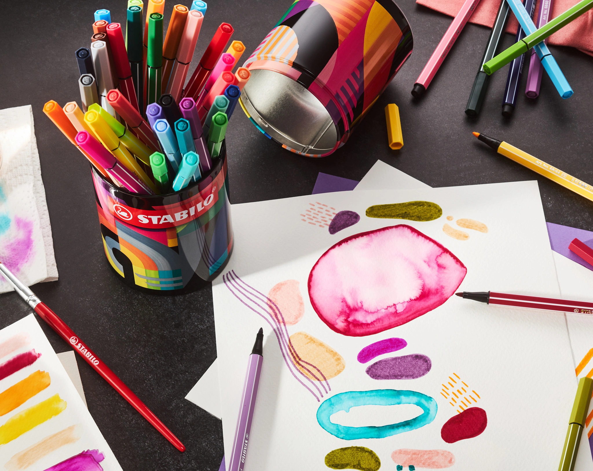 Filzstift STABILO® Pen 68 ARTY 45er-Pack