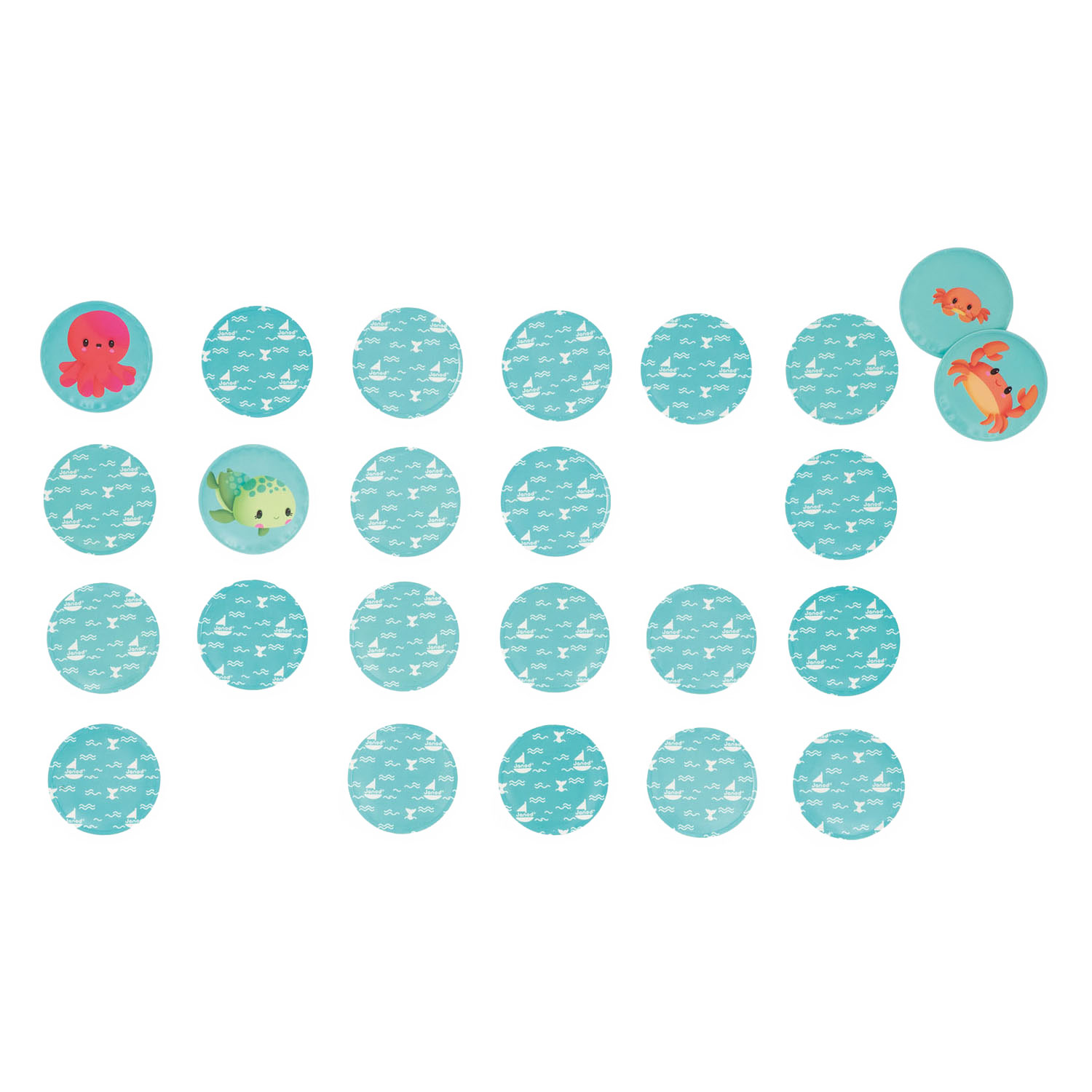 Janod Badspeelgoed - Memo De Baby dieren