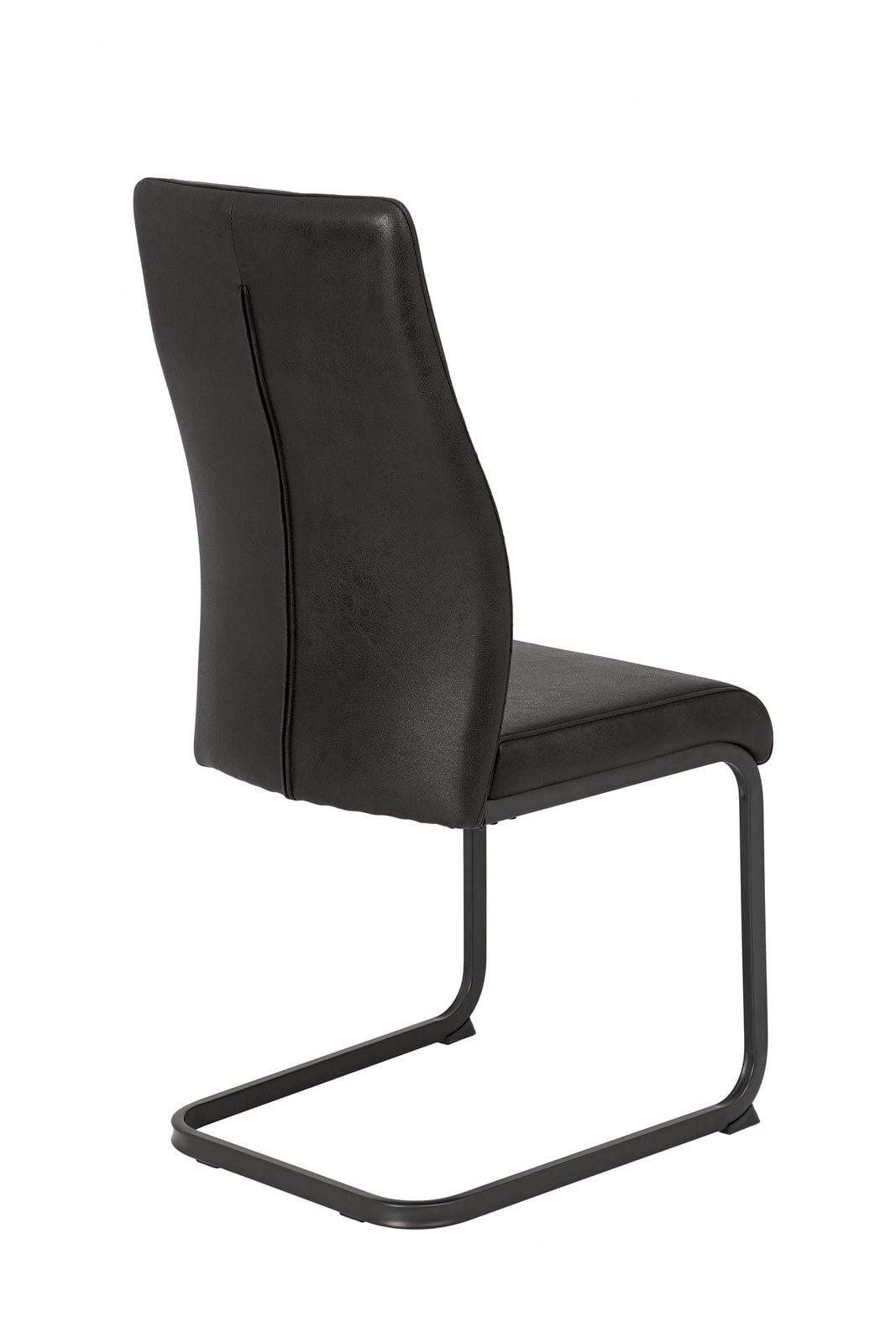 Stuhl Samira Mikrofaser Vintage Anthrazit / Gestell Grau pulverbeschichtet