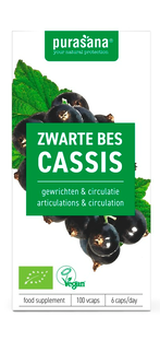 Purasana Biologische Zwarte Bes Capsules 100VCP