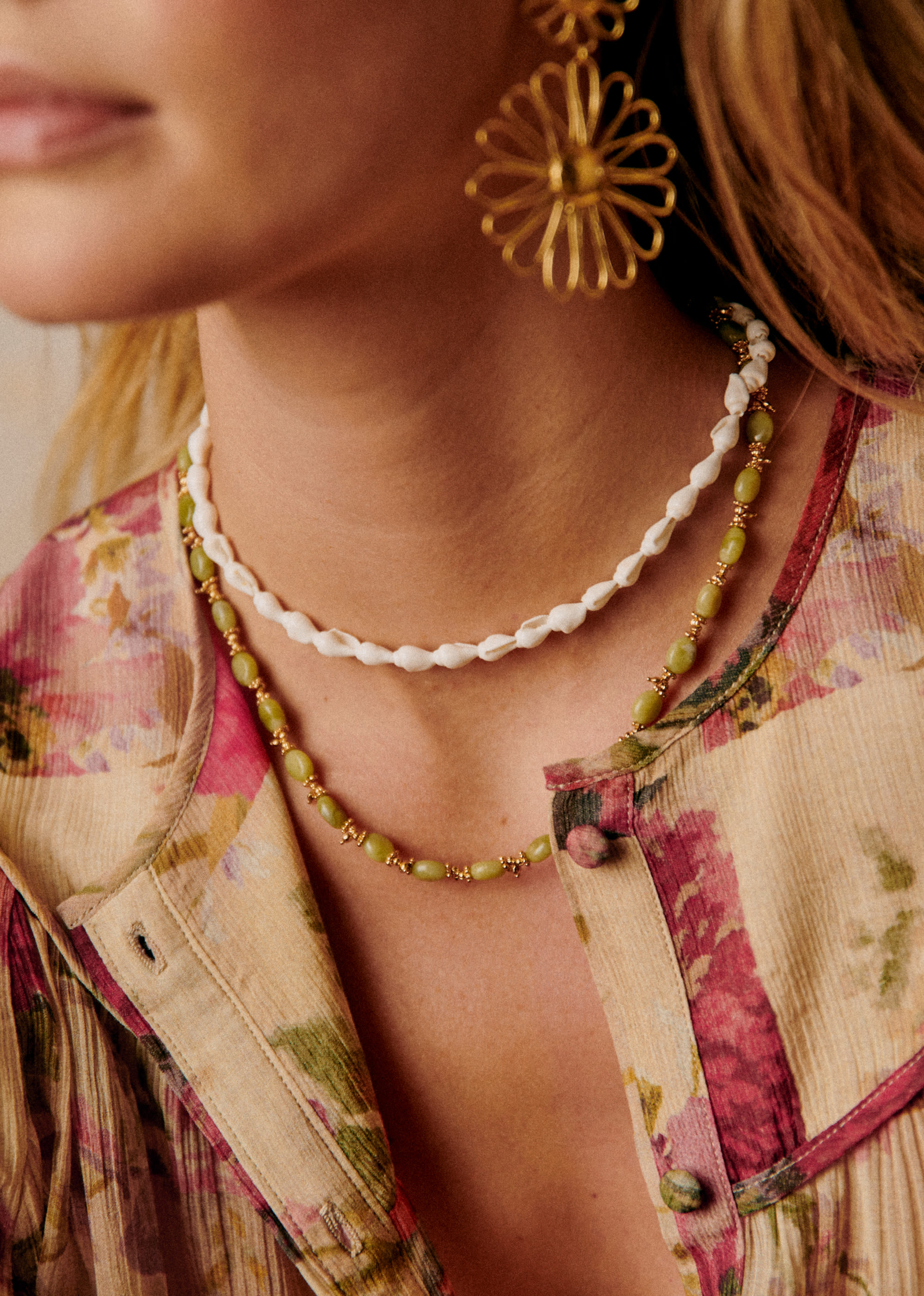 Collier Tess - Écru - E-SHOP/BIJOUX Colliers 5905812