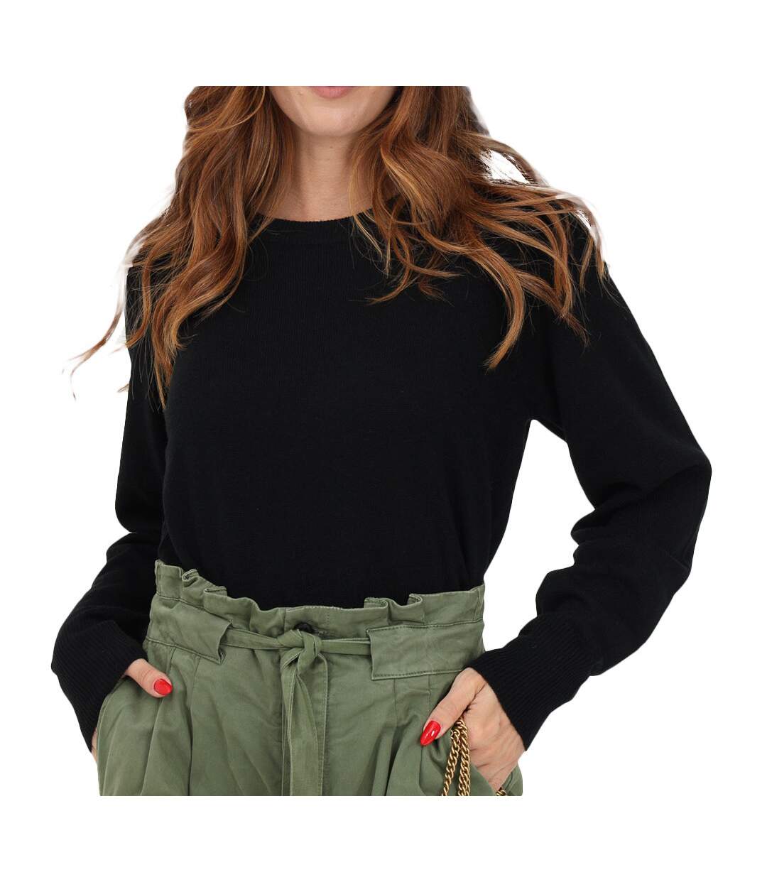 Pull Noir Femme JDY Laura Knt
