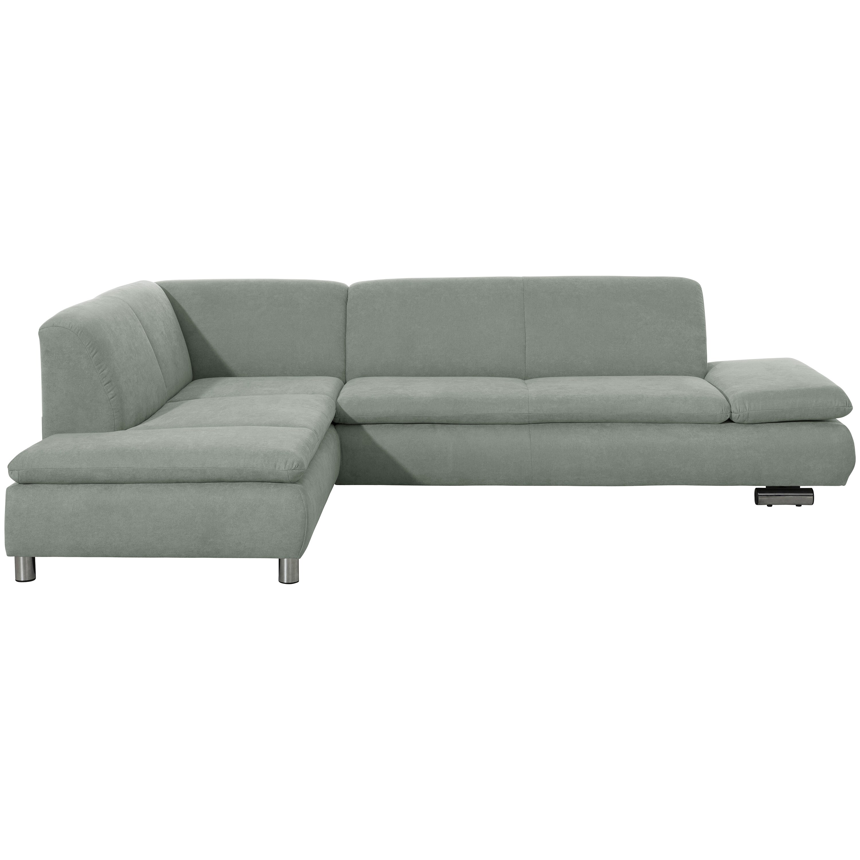 Max Winzer Terrence Ecksofa links mit Sofa 2,5-Sitzer rechts hellgrün
