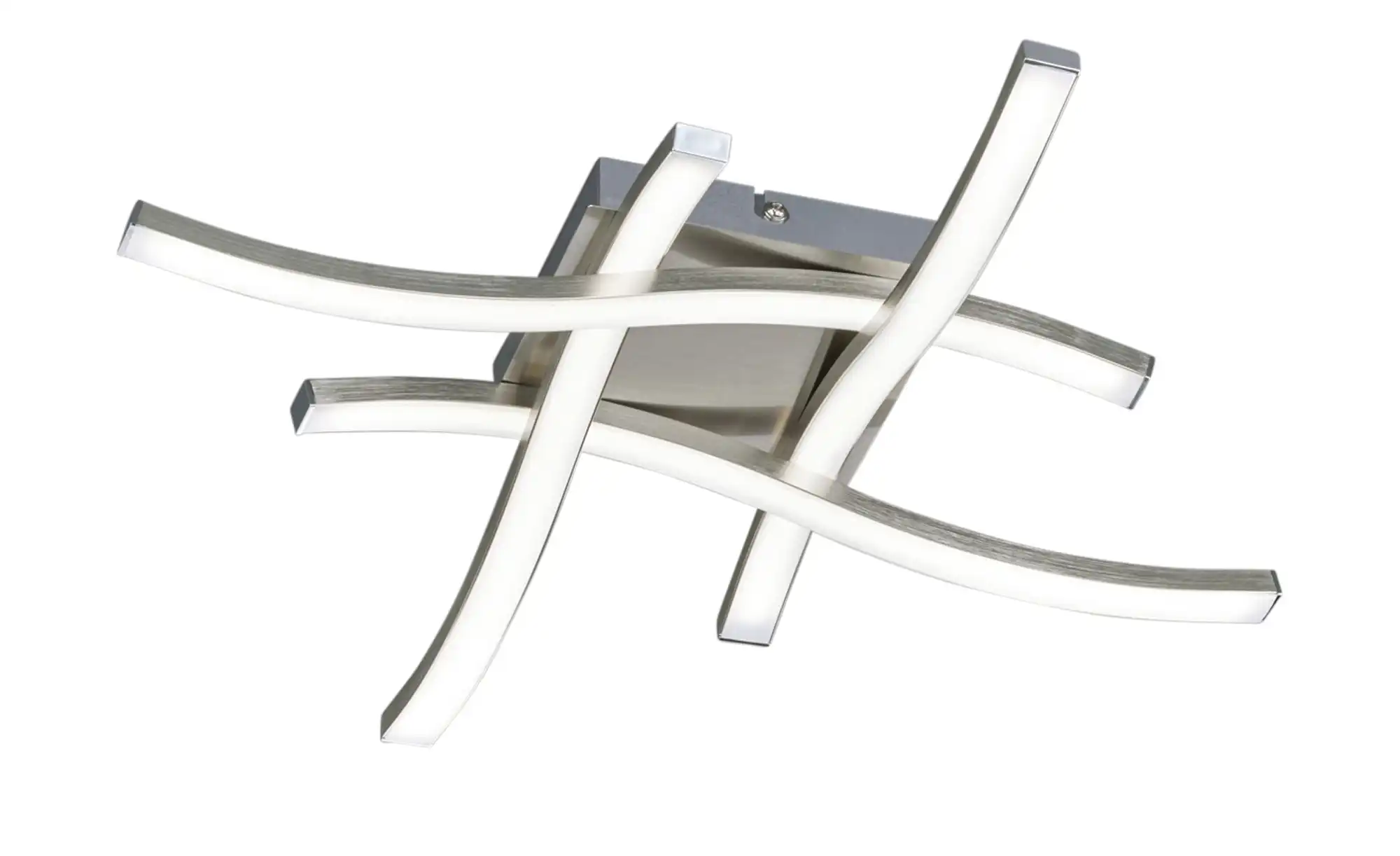 Trio LED-Deckenleuchte, 4-flammig, Nickel matt