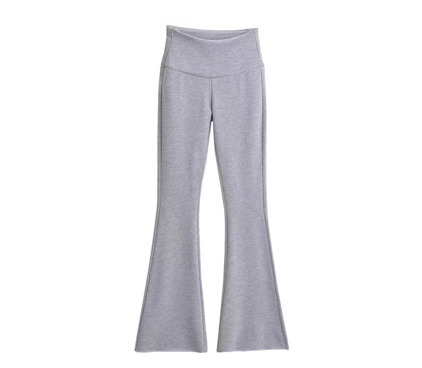 Hollahop - Hoge taille wijd uitlopende joggingbroek