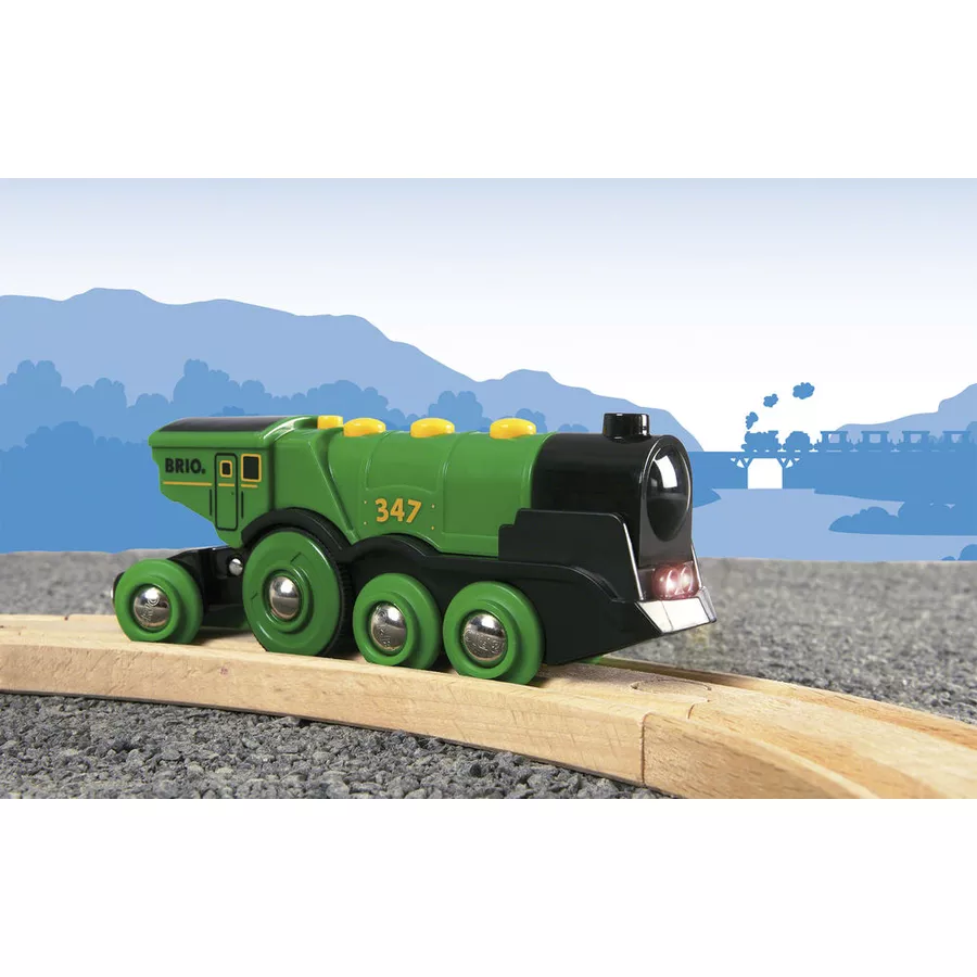 BRIO® WORLD Grüner Gustav Batterielok 33593