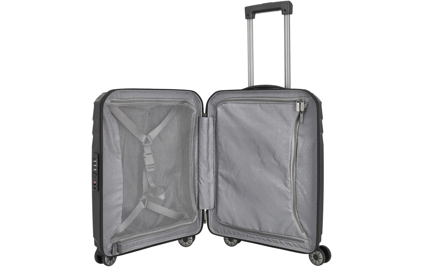 Koffer Elvaa Trolley S 41 l, Schwarz<br>Reisekoffer