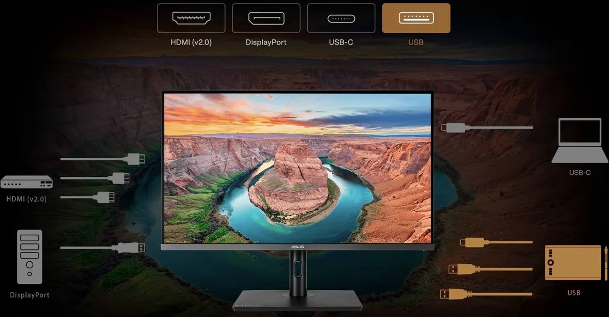 Asus ProArt Display PA32UCR-K Écrans de bureau et professionnels