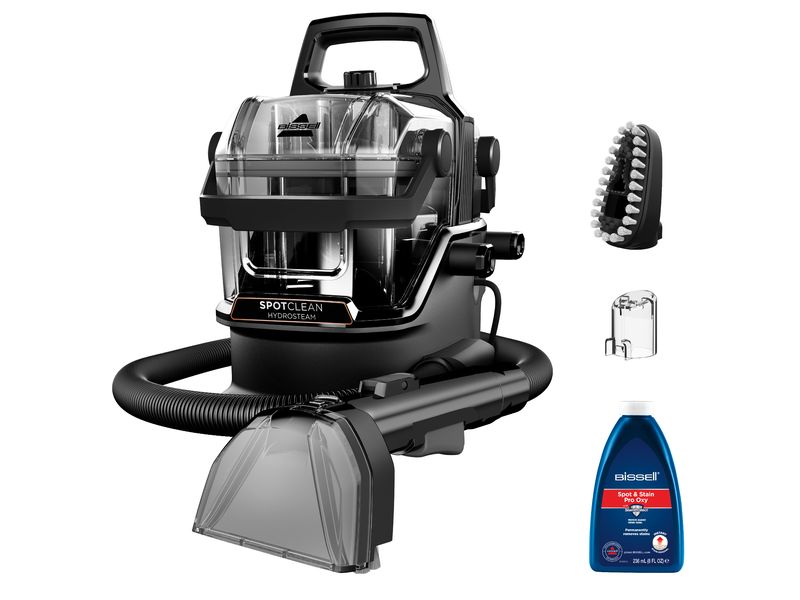 BISSELL Fleckenreiniger SpotClean HydroSteam Select Schwarz Polster- und Teppichreiniger