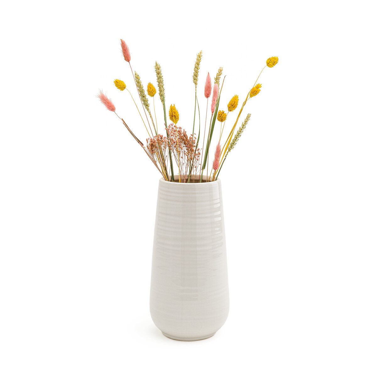 LA REDOUTE INTERIEURS<br>Vaso de cerâmica, esmaltado Alt.29,5 cm, Mikoly