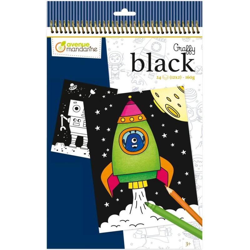 Graffy Black, Espace - Bleu