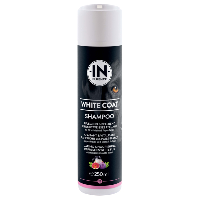 In-Fluence Hundeshampoo White Coat für Hunde mit hellem Fell 250ml