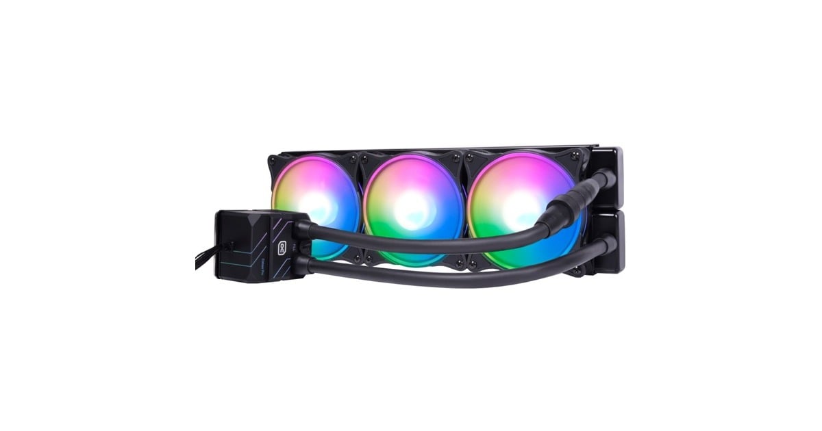 AlphacoolEisbaer Pro HPE Aurora 360 CPU AIO waterkoeling  (Zwart, aRGB, 4-pin PWM)