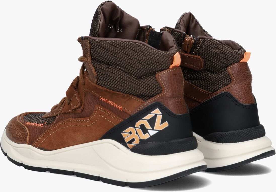 BRAQEEZ cognac braqeez hoge sneaker ravi rio