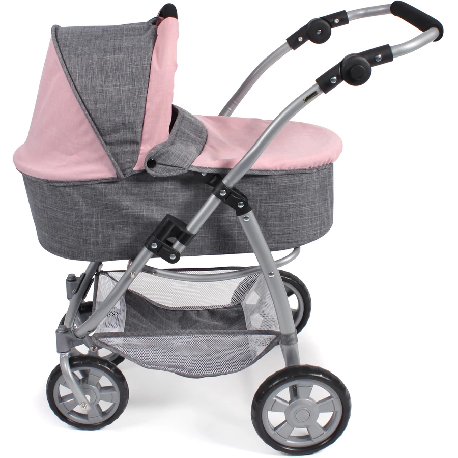 BAYER CHIC 2000 3 in 1 Kombi EMOTION ALL IN grau-rosa
