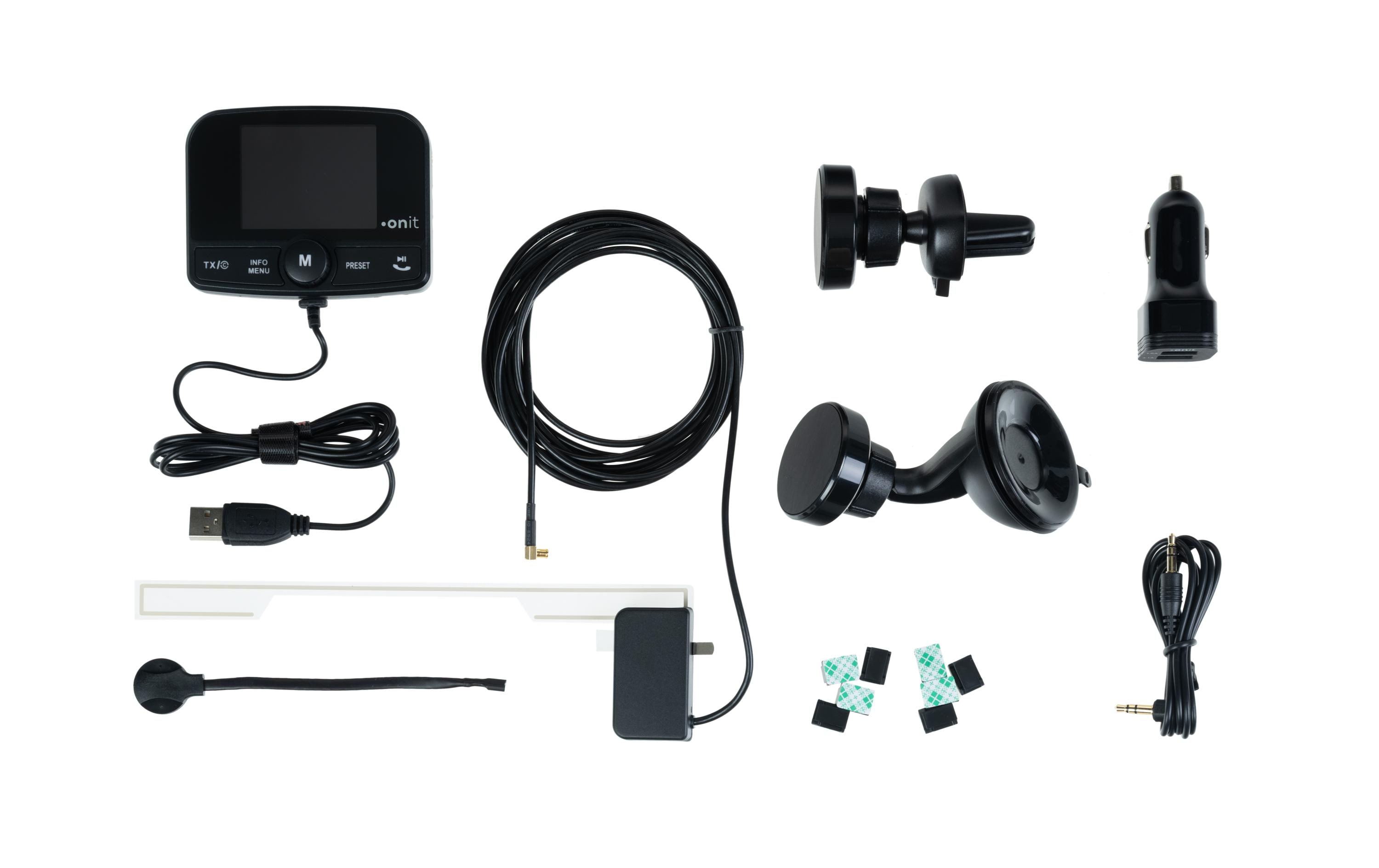 DAB+ Erweiterung CarBeatDAB+ Auto-Adapter mit UKW- und Bluetooth-Funktion