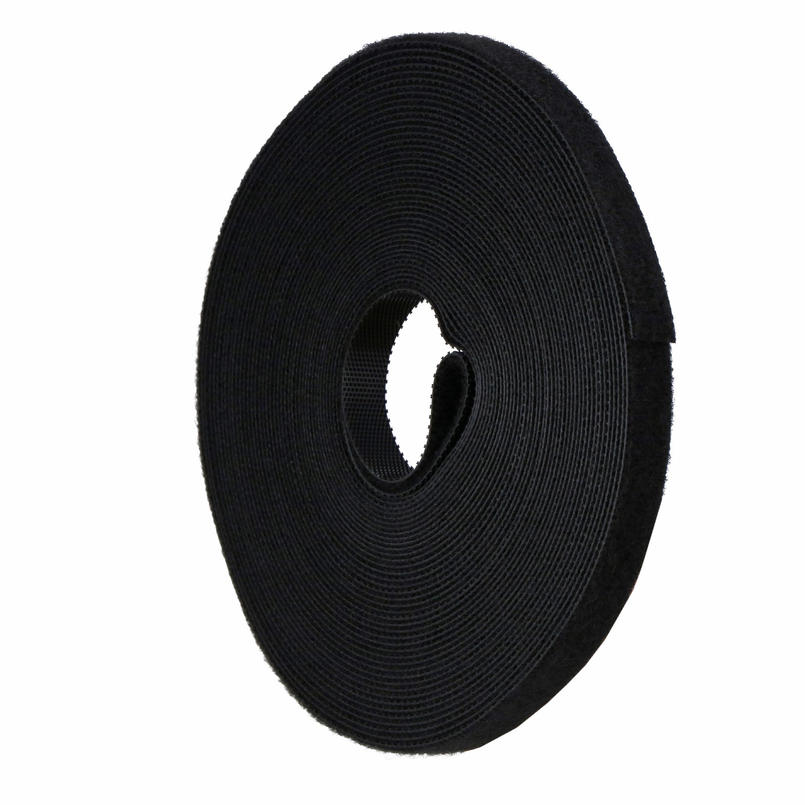 Innox HNL-10-10M-BK zwart klittenband 10mm breed, 10m lengte