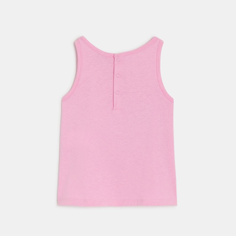 Débardeur bébé fille rose imprimé plage Catimini Rose