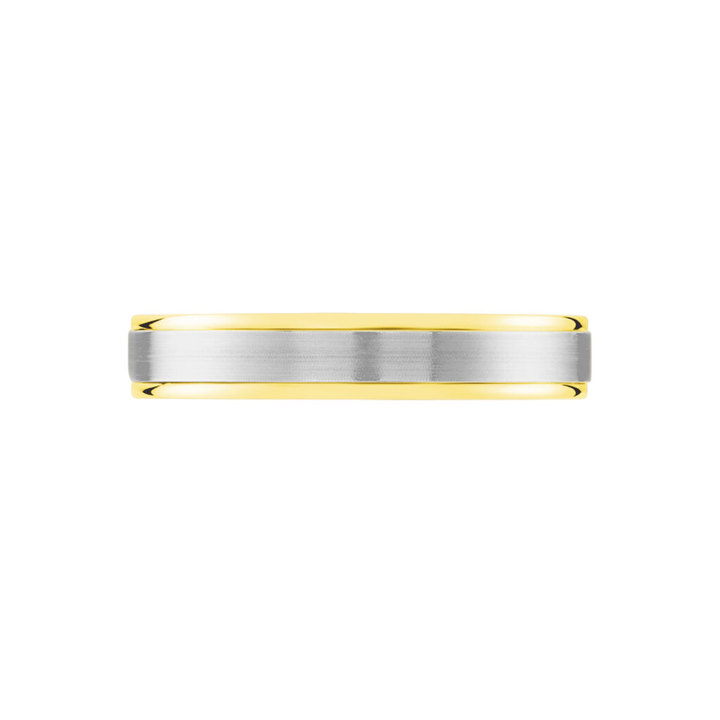 Alliance Markei Ruban Plat Or Bicolore