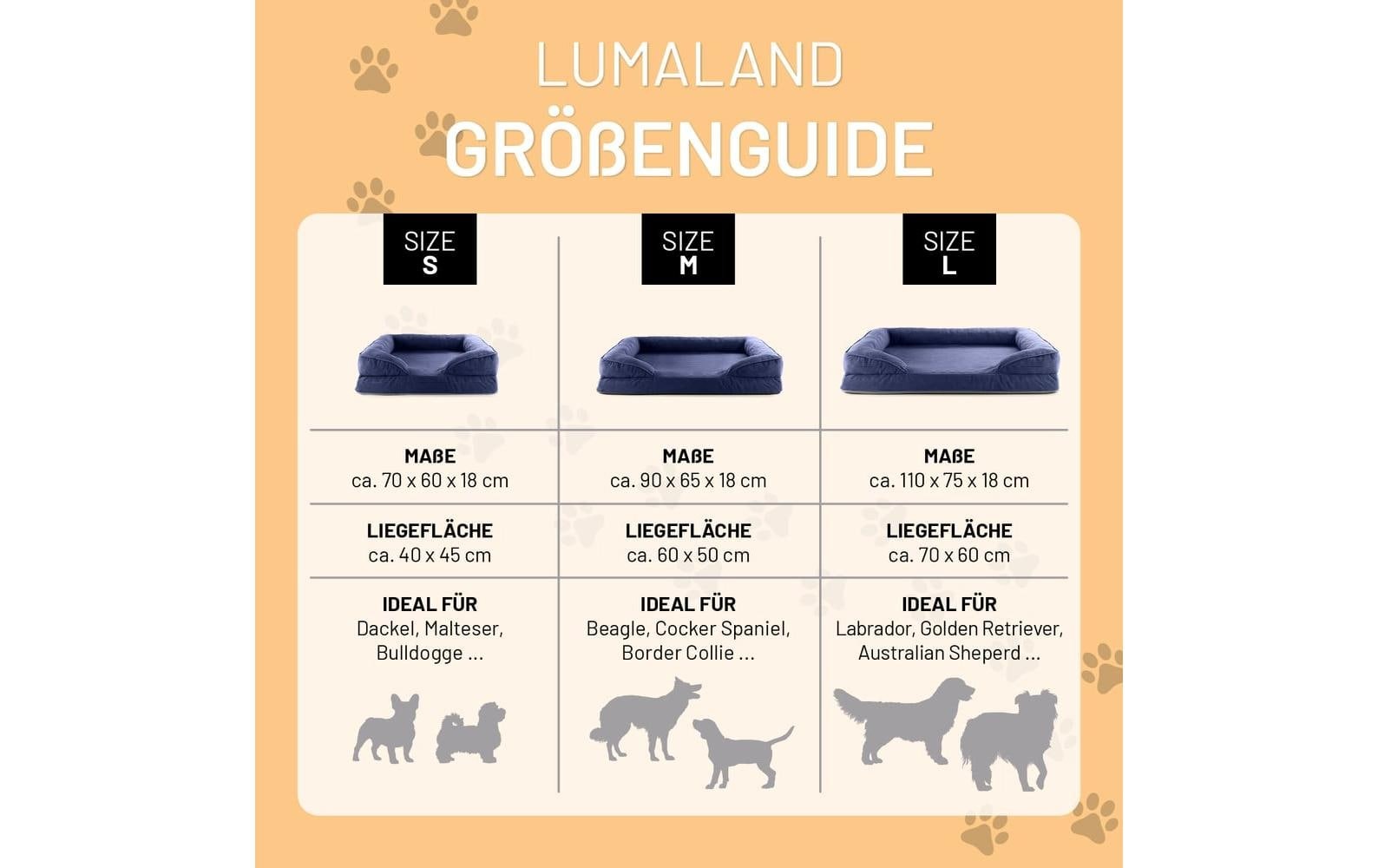 Lumaland Hundebett »Indoor Cord S«