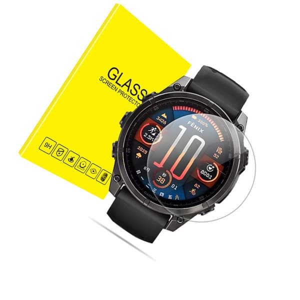 INF Garmin Fenix skjermbeskytter i høy aluminium herdet glass (2-pack)  Garmin Fenix 8 51mm