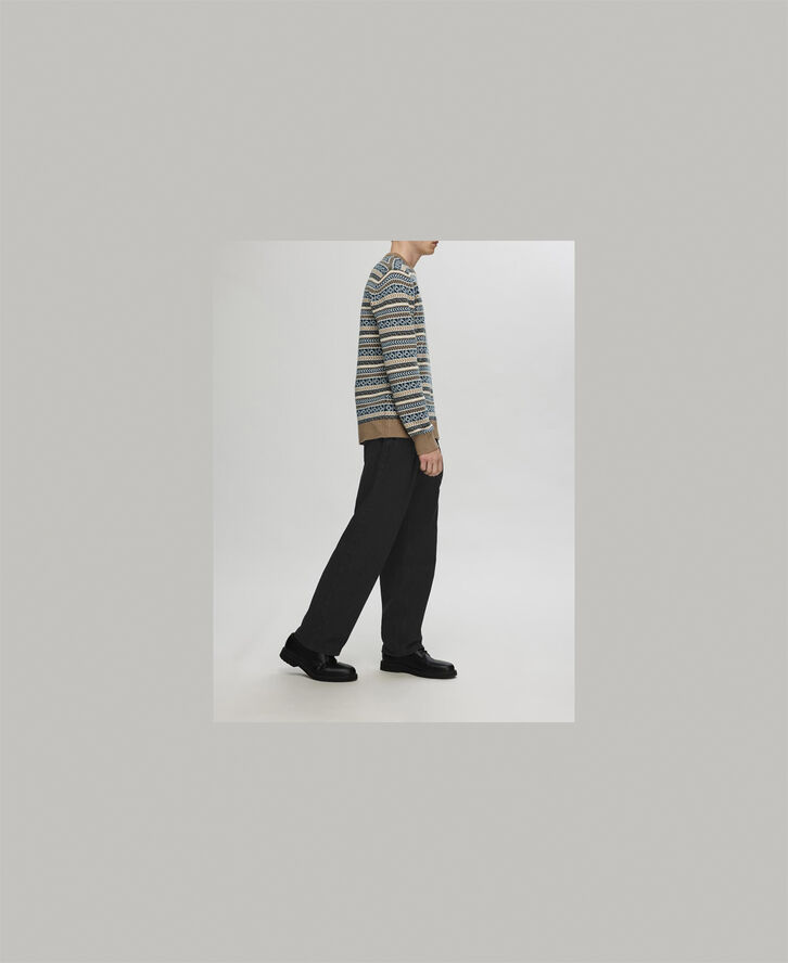 Selected Homme SLH220-LOOSE KOBE PLEAT 5431 BLK JN Sort