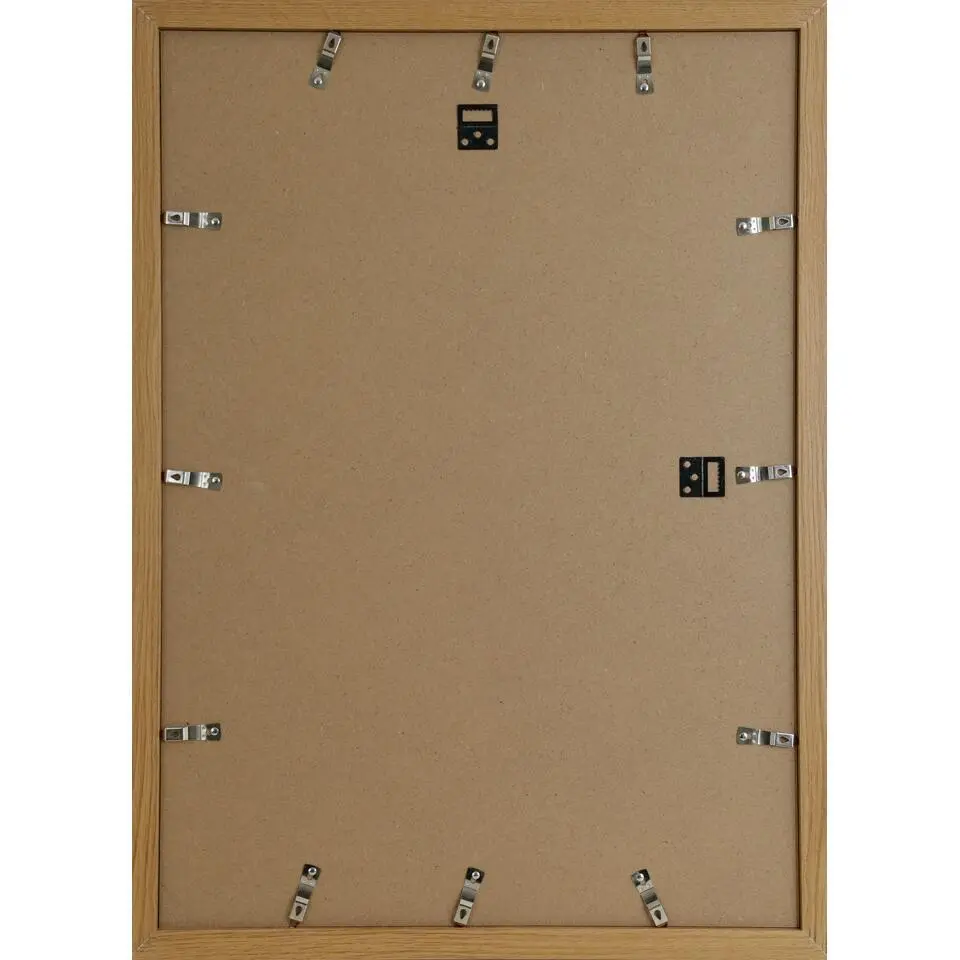 ACAZA Fotokader - Fotolijst - 50x70 cm - MDF hout & plexiglas - Warme Eik kleur