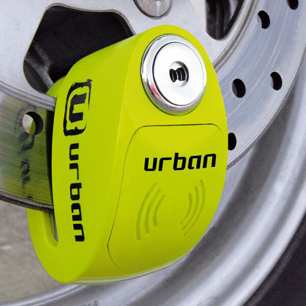 Urban - Bloque disque Ø6 mm alarme UR906X Jaune fluo