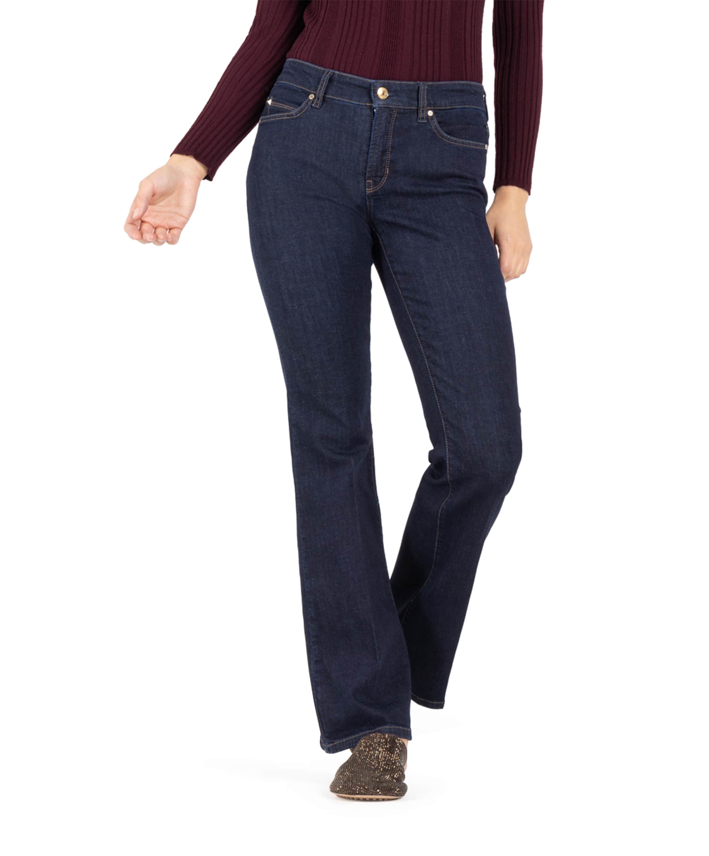 Cambio Paris flared dames jeans blauw