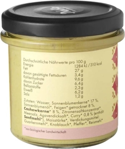 Nabio Curry Feige Creme Aufstrich, 135 g